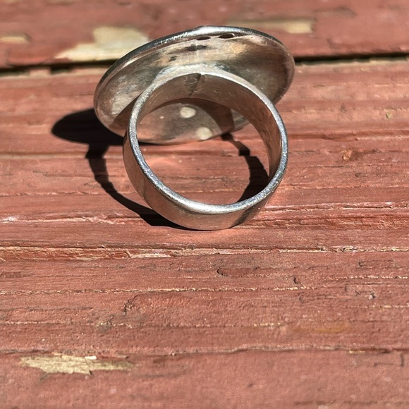 Artisan Handmade Solid Sterling Ring, Celtic Spiral Design - Picture 7 of 8